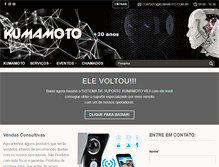Tablet Screenshot of kumamoto.com.br
